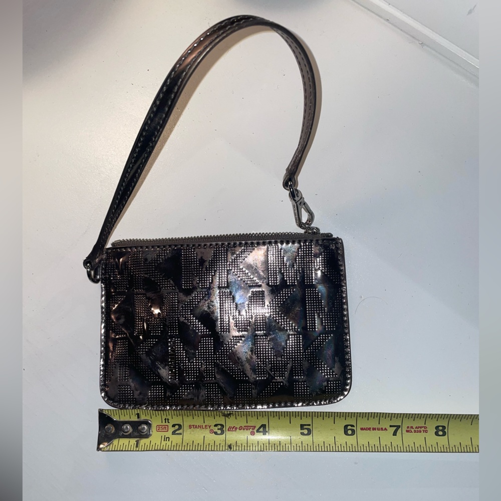 Michael Kors Metallic Silver Wristlet - Picture 6 of 6